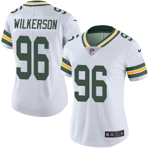 Nike Packers #96 Muhammad Wilkerson White Women's Stitched NFL Vapor Untouchable Limited Jersey